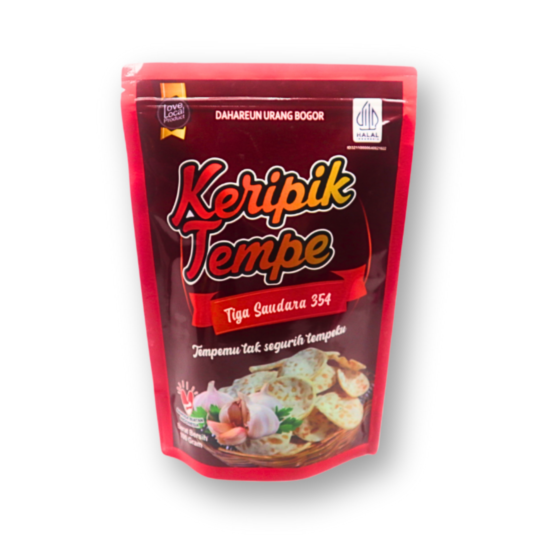 Camilan keripik tempe