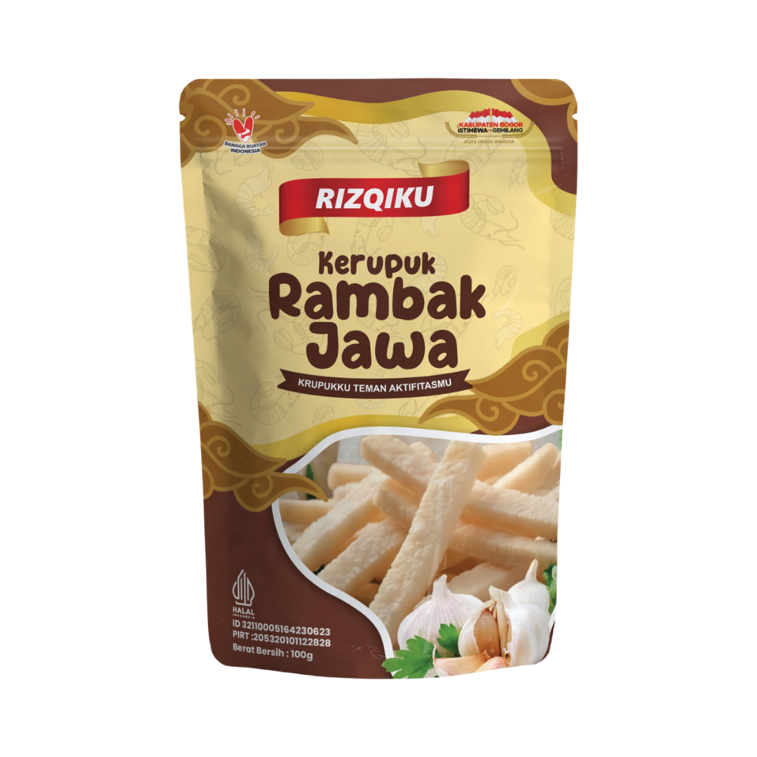 Camilan Kerupuk Rambak Jawa